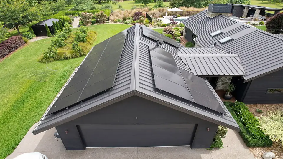 A Waikato home fitted with rooftop solar panels