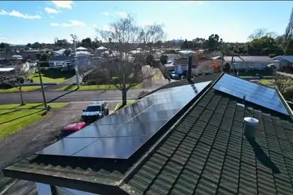 Energy Point solar installation in the Waikato